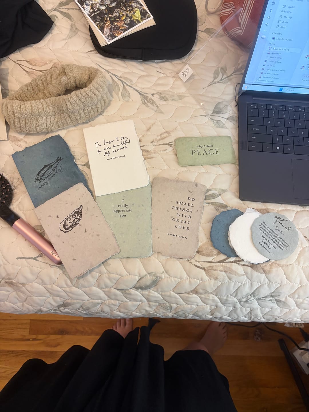 Customer photo review of Monthly Artisan Card Subscription