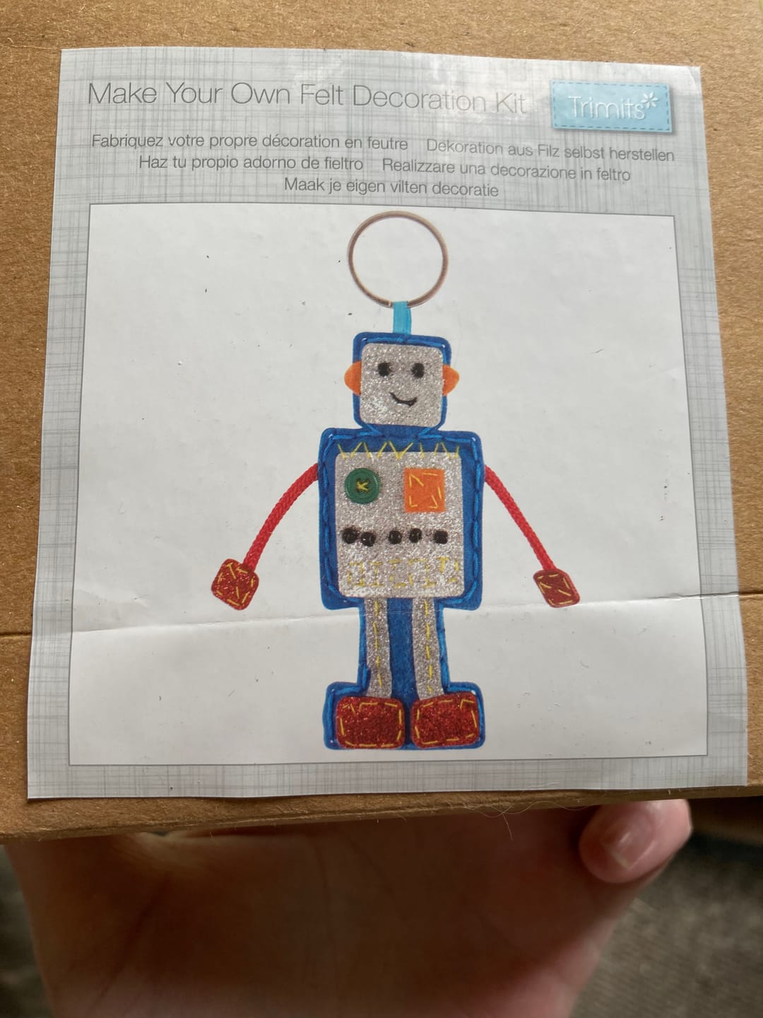 Customer photo review of Trimits Felt Decoration Kit