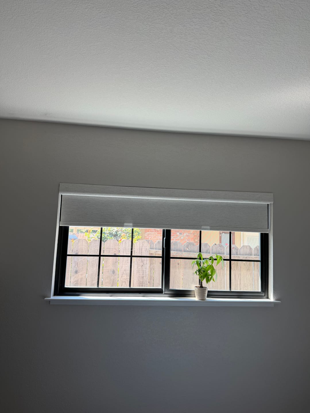 Customer photo review of No Drill No Tools 100% Blackout Roller Shades