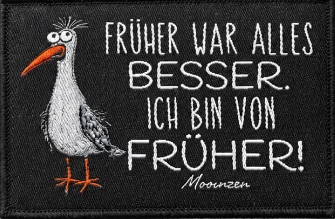 Customer photo review of Früher war alles besser! · Klettwattpatch V2