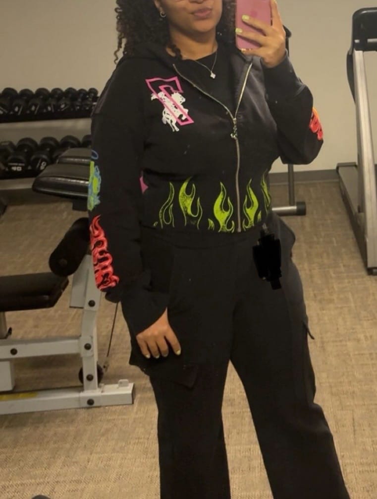 Customer photo review of 5 YEAR CORSET HOODIE