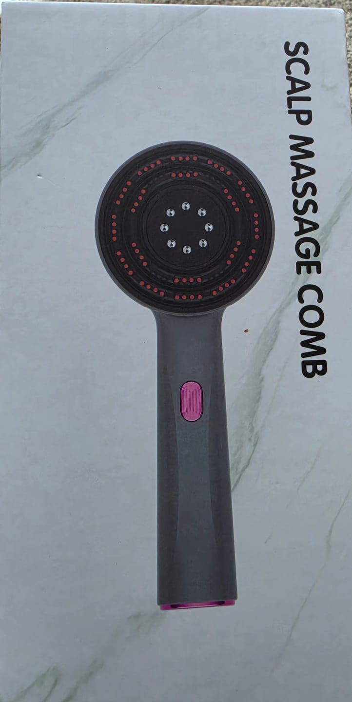 Customer photo review of Nicebeam 3-in-1 Scalp Massager with Red Light Therapy for Hair Growth & Scalp Health