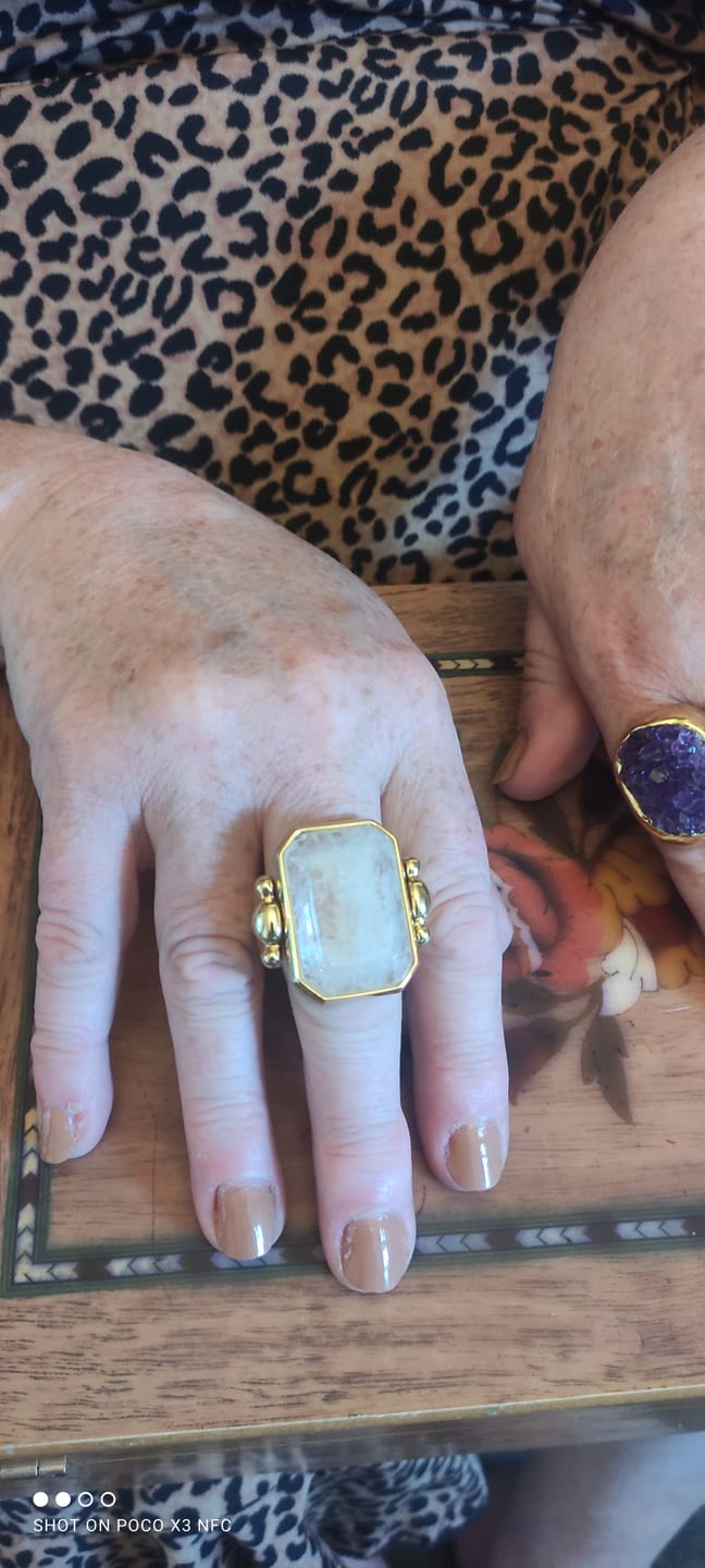 Customer photo review of Marique French Vintage Crystal Ring