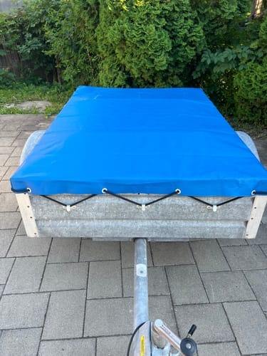 Customer photo review of Anhänger Flachplane 160 x 115 x 7,5 cm