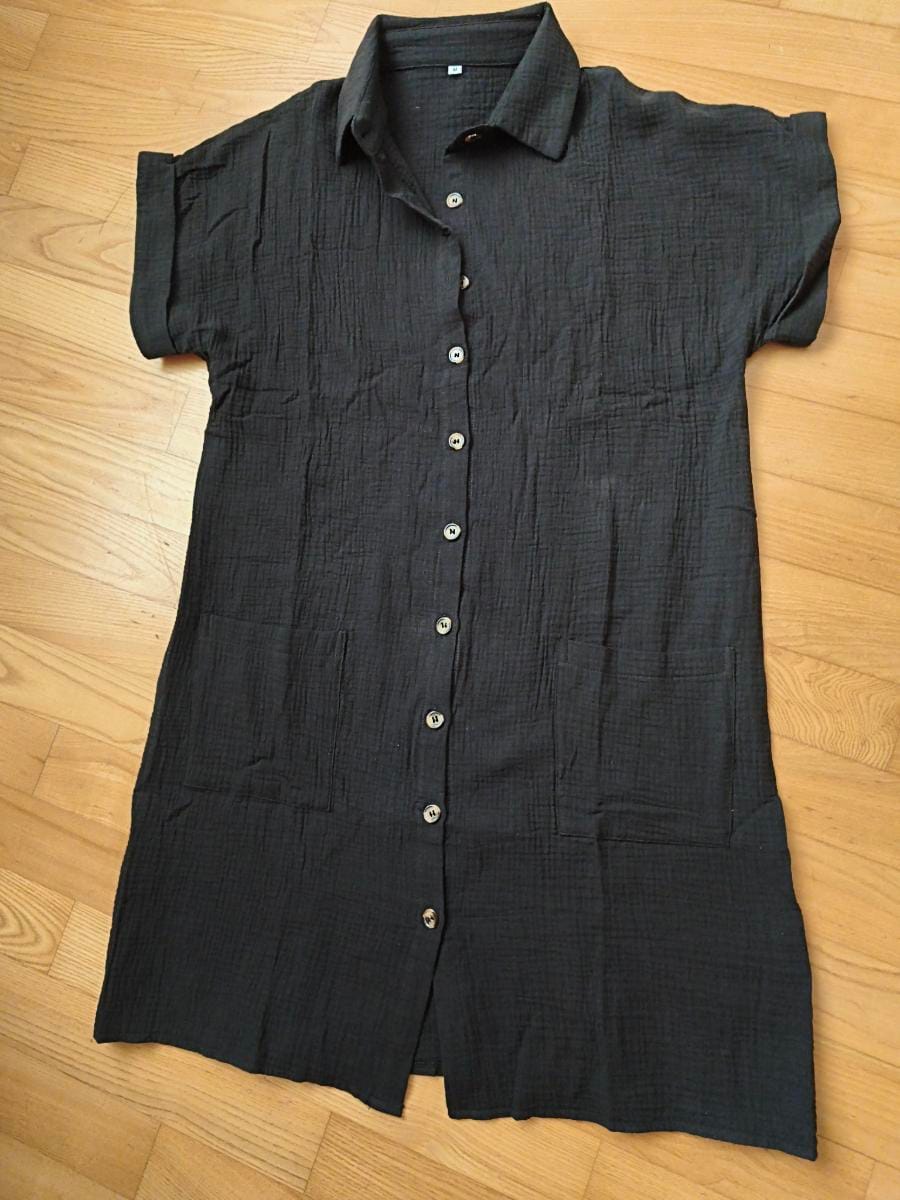 Customer photo review of Robe Chemise Fluide à Boutons
