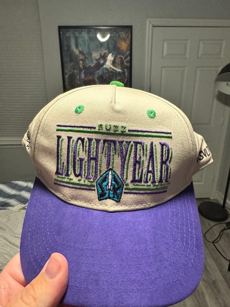 Customer photo review of Disney and Pixar Toy Story "Space Ranger" – 5-Panel Hat