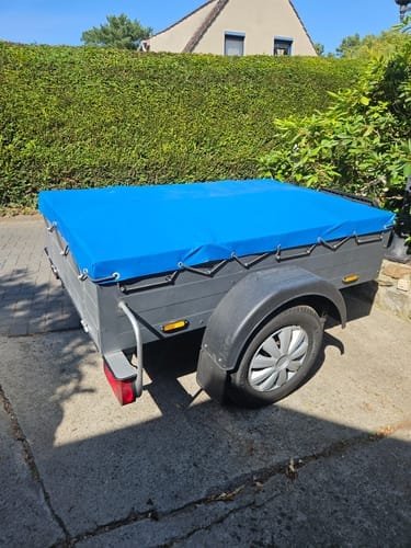 Customer photo review of Anhänger Flachplane 170 x 110 x 7,5 cm