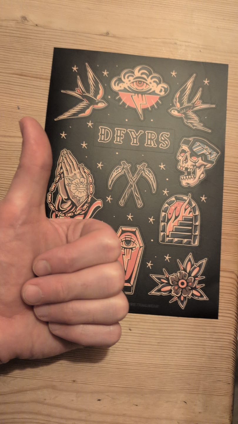 Customer photo review of Lucky Dip | Sticker Sheet