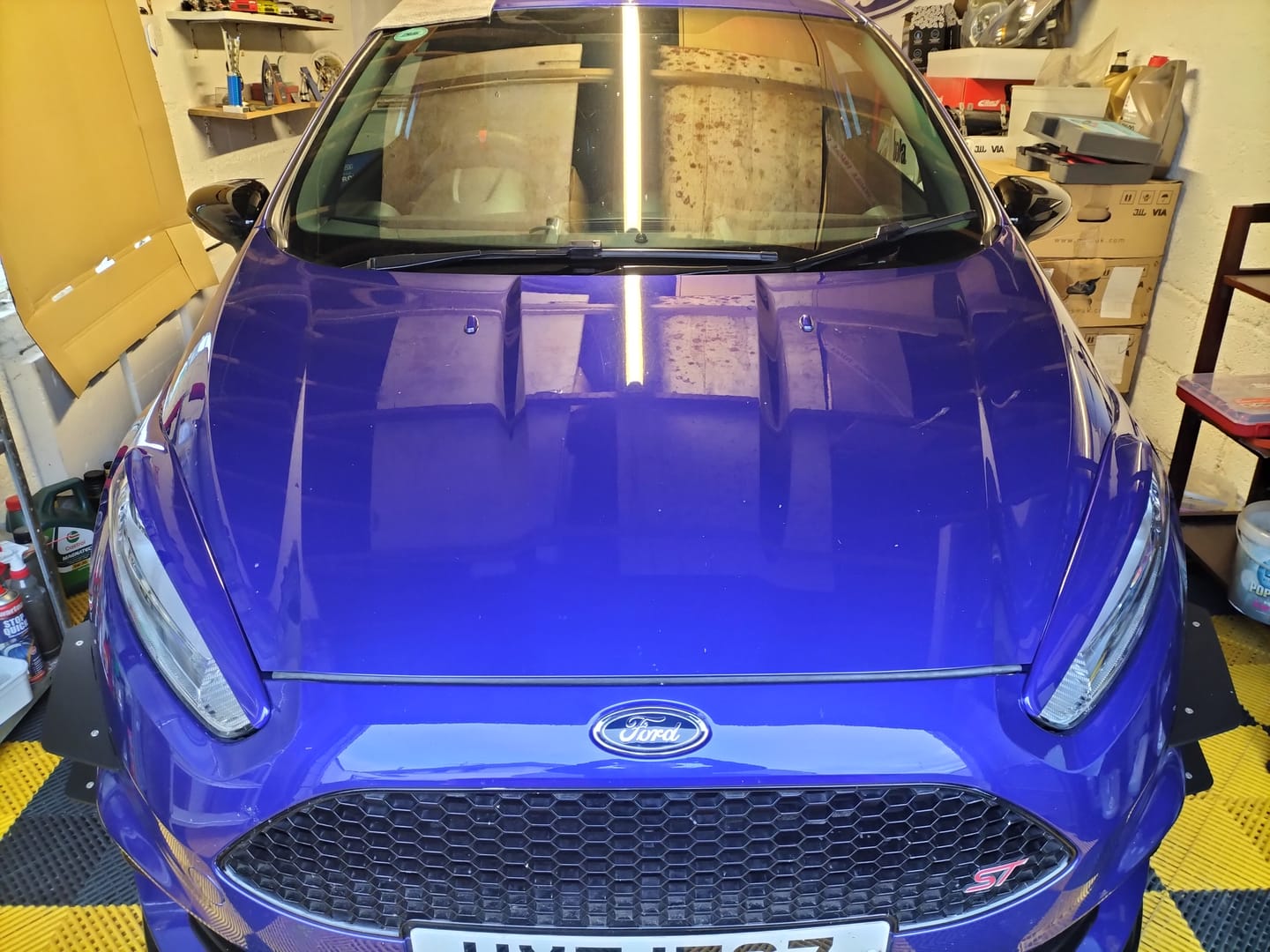 Customer photo review of Proform Headlight Eyebrows - Mk7.5 Fiesta (Various Finishes)