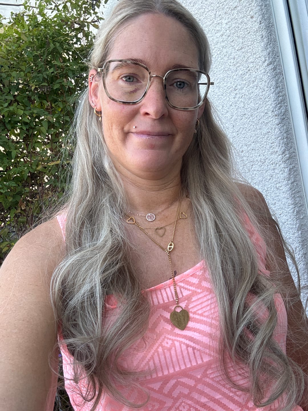 Customer photo review of Schnurkette gold mit Anhänger Heart