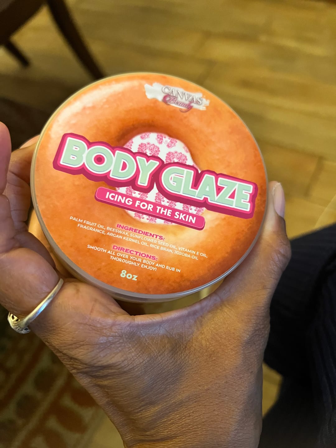 Customer photo review of BODY GLAZE: GLAZED DONUT