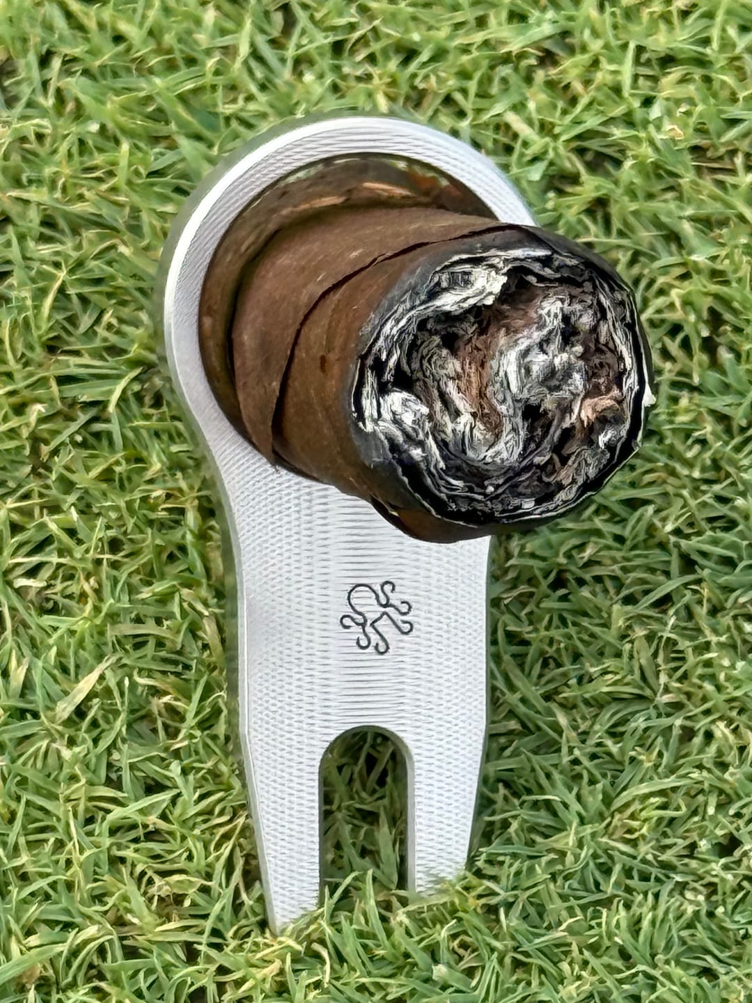 Customer photo review of ⚜️ THE SIGNET — Stainless Steel Pitch Tool