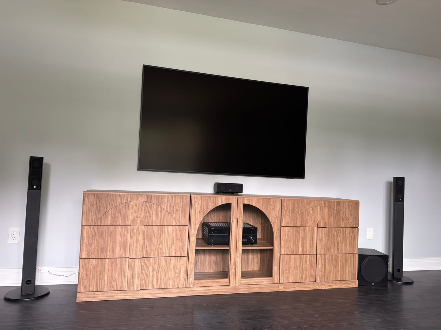 Customer photo review of Bijou Mid-Century Modular Sideboard Cabinet Set (3-Piece)