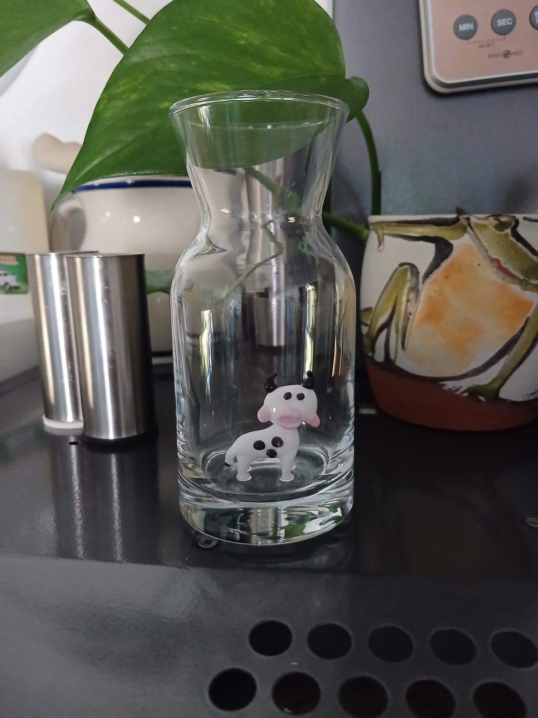 Customer photo review of Milk Glass