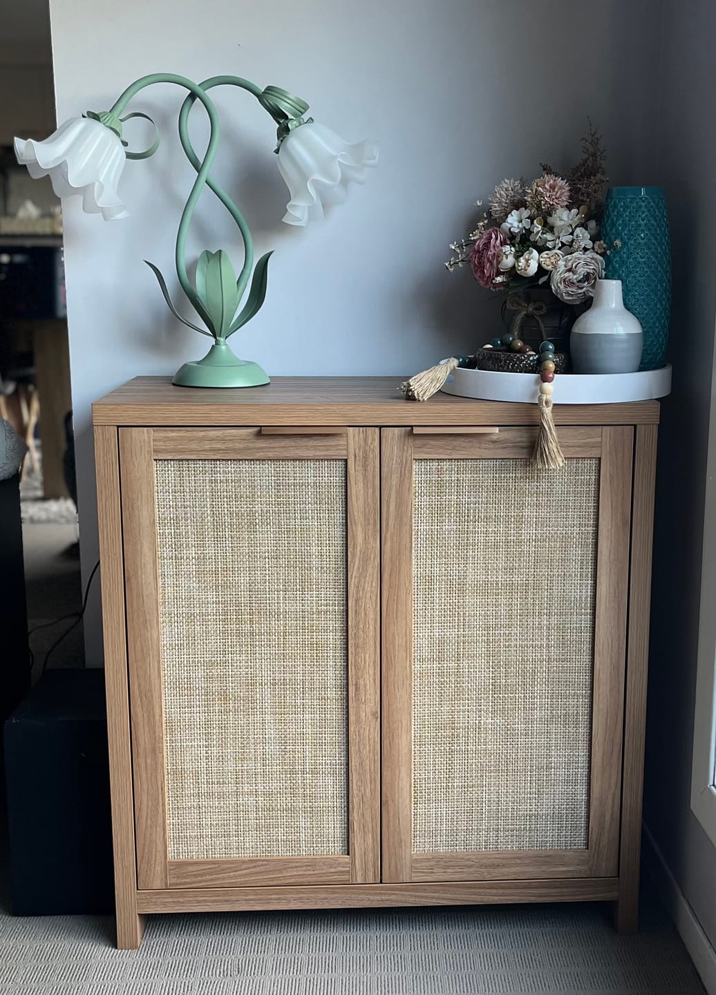 Customer photo review of Twin Bloom Flex Silicone Table Lamp