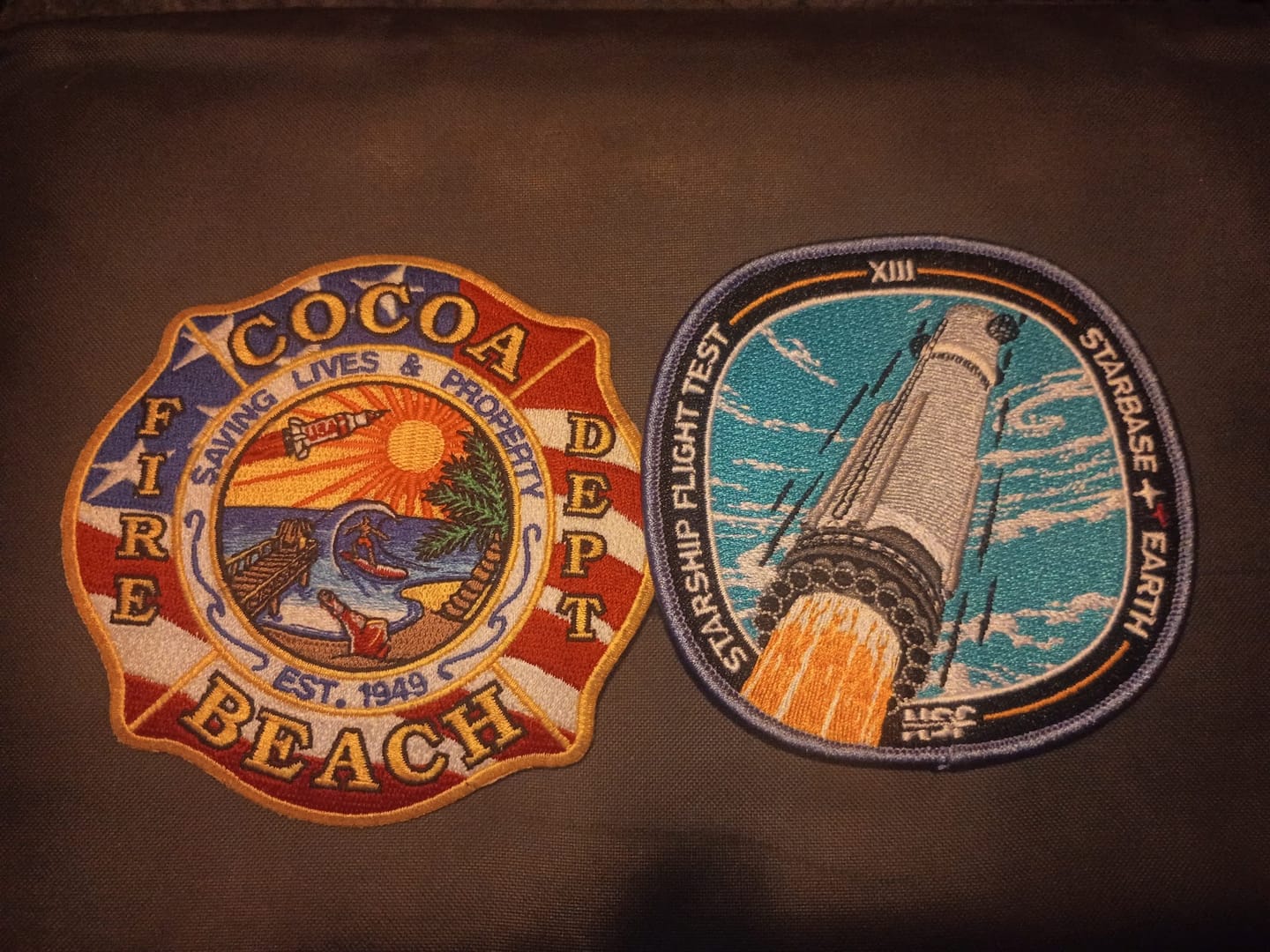 Customer photo review of SpaceX Starship Flight 13 - Collectors Patch