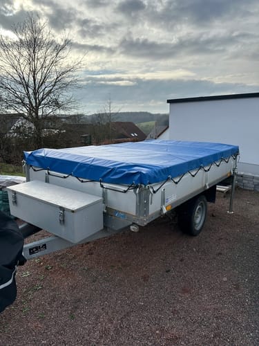 Customer photo review of Anhänger Flachplane 266 x 160 x 10 cm