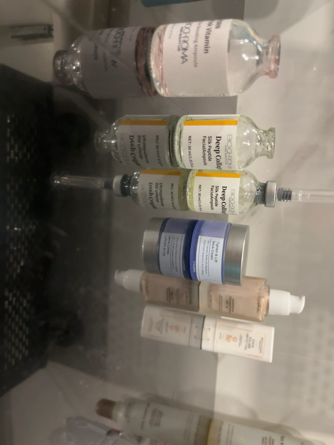 Customer photo review of Siero Luminosità Immediata PDRN - Skin Care Coreana Biochroma