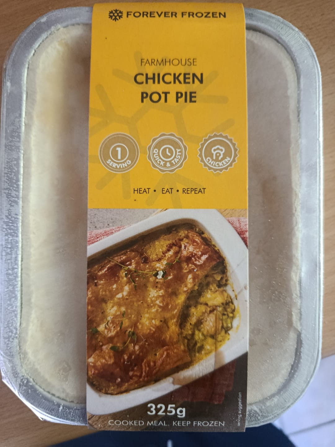 Customer photo review of Farmhouse Chicken Pot Pie