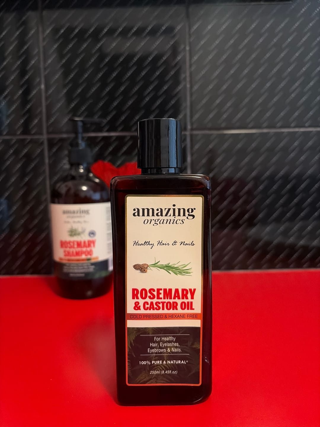 Customer photo review of Rosemary & Castor Oil
