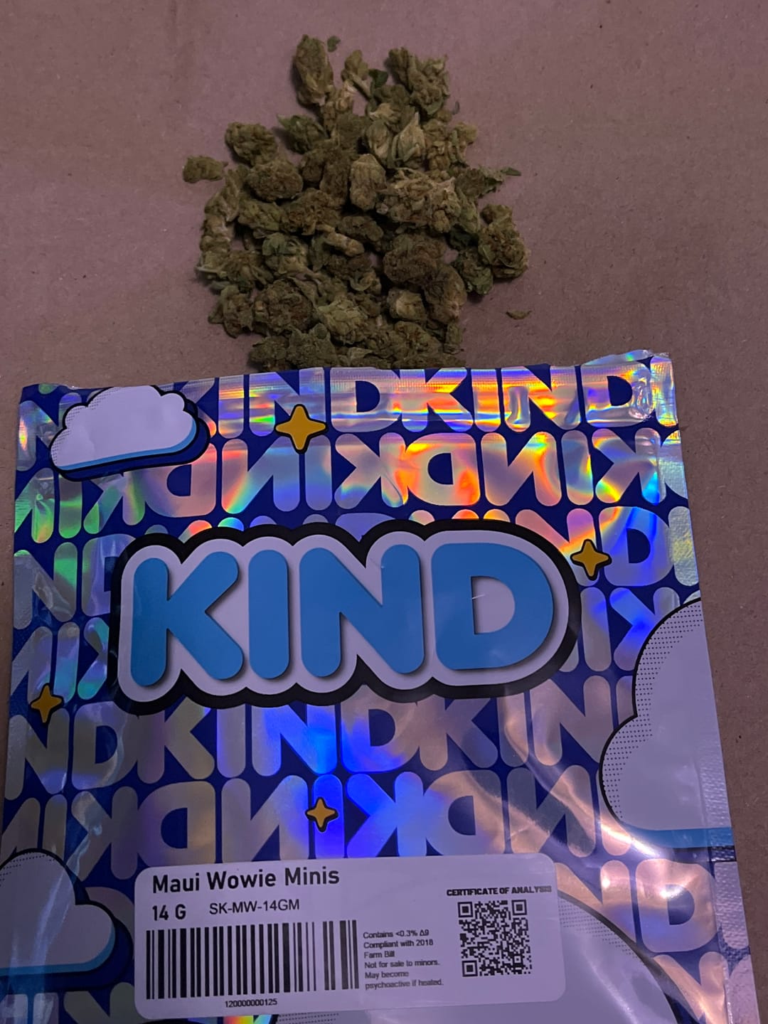Customer photo review of Maui Wowie Minis - 14 Grams - Sativa