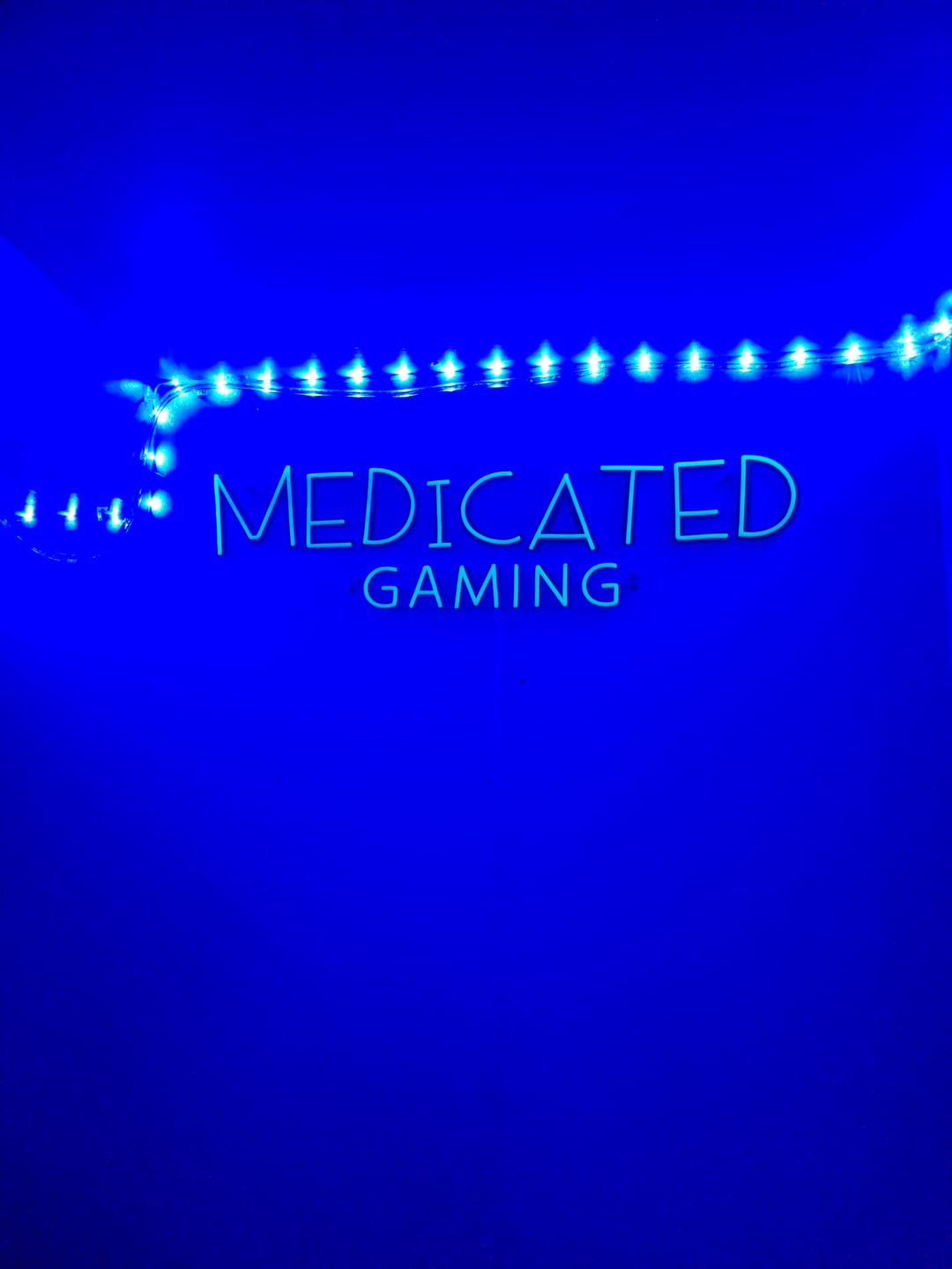 Customer photo review of Medicated Gaming | LED Neon Sign