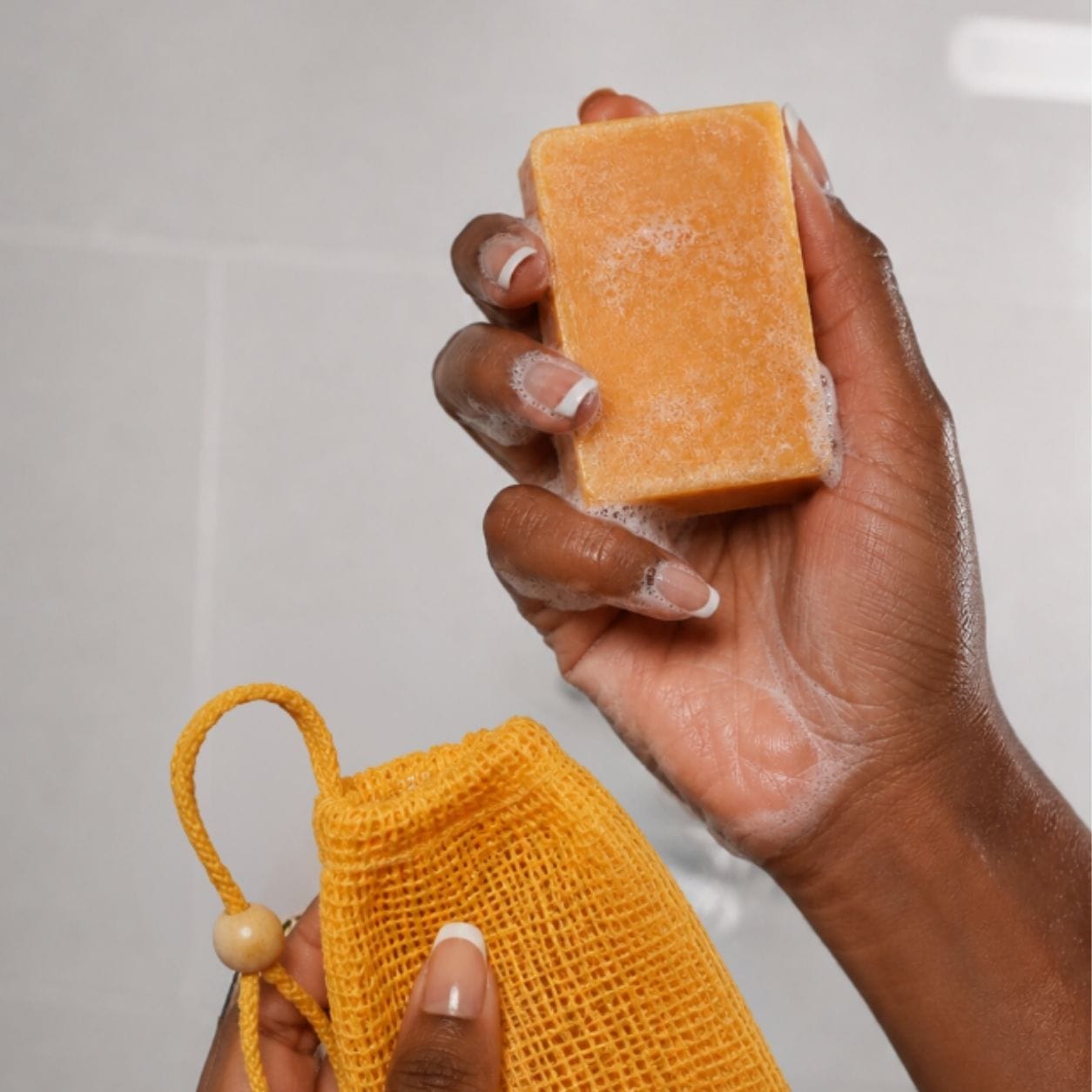 Customer photo review of Brightening Duo: Glow Face Wash + Glow Bar