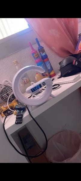 Customer photo review of Wireless Charging Station, Alarm Clock & Speaker