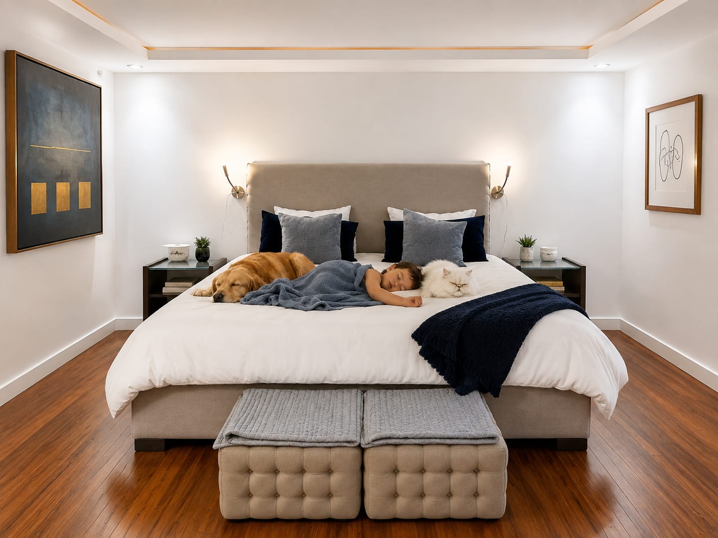 Customer photo review of MarshMellow Comforter