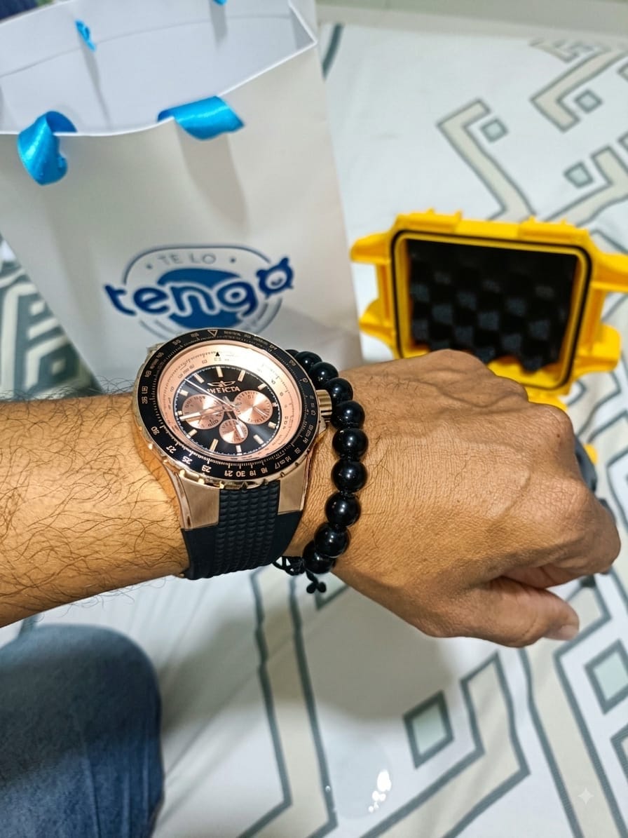 Customer photo review of Reloj Deportivo Para Hombre Invicta Aviator 39265 - Oro Rosa