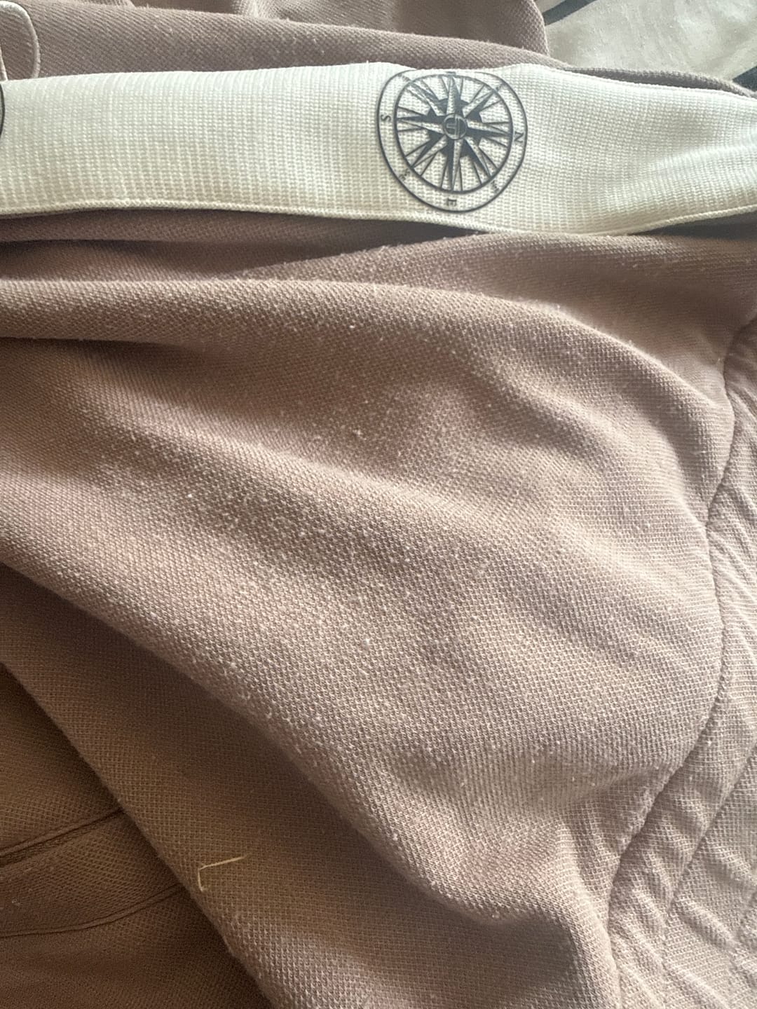Customer photo review of Bussola Track Pant- Taupe Grey