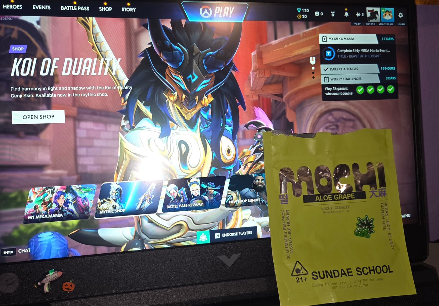 Customer photo review of Aloe Grape (10mg) Value Pack
