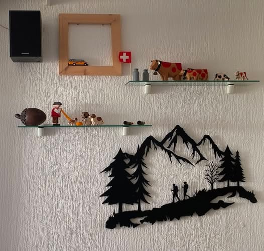 Customer photo review of Décoration Murale en Métal - Les Aventuriers de la Montagne (V.02)