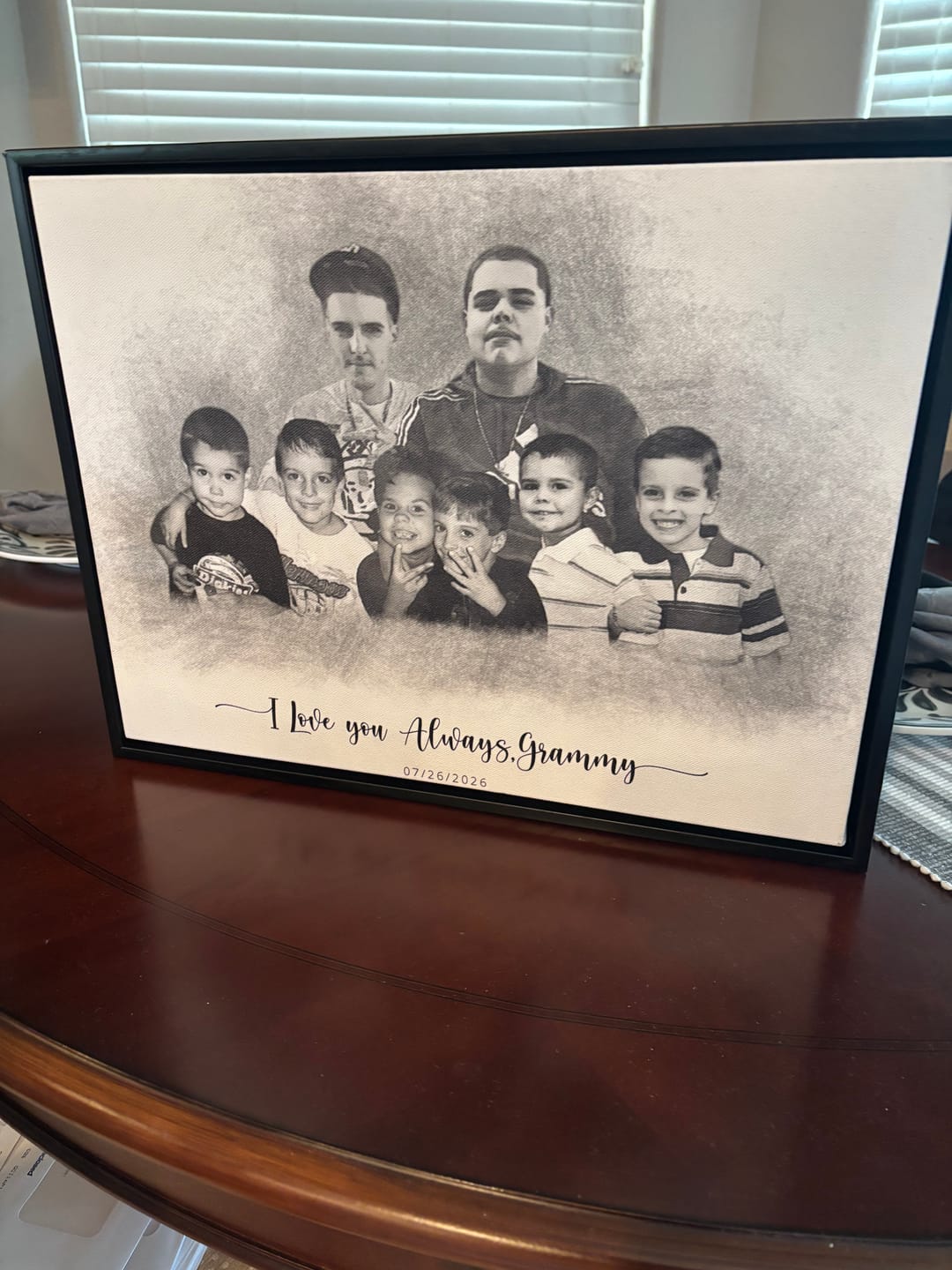 Customer photo review of Custom Family Photo Portrait