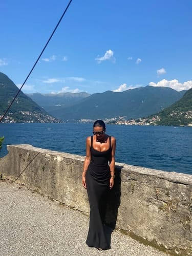 Customer photo review of Cornelia Maxi Dress