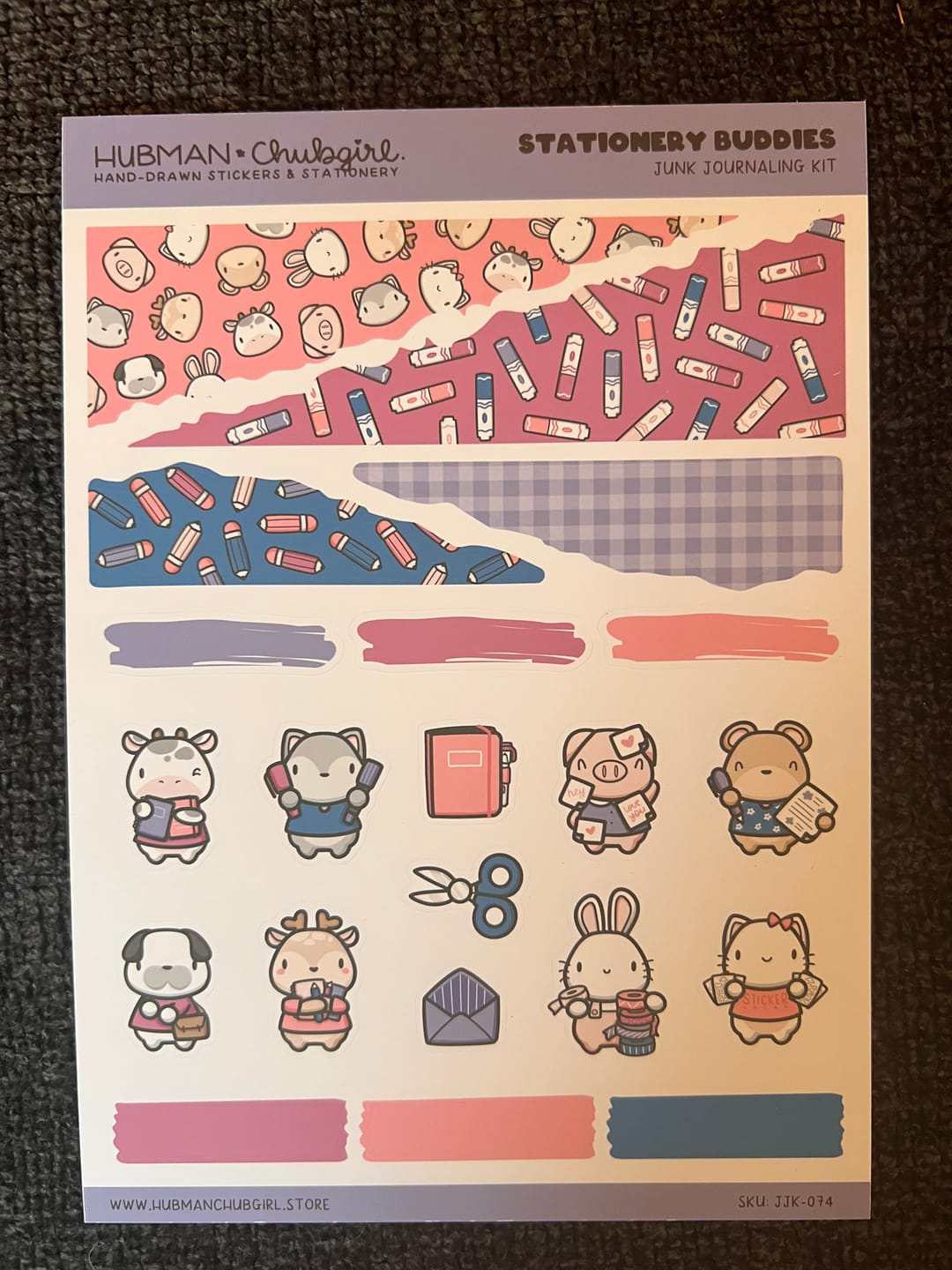 Customer photo review of Stationery Buddies Junk Journaling Kit