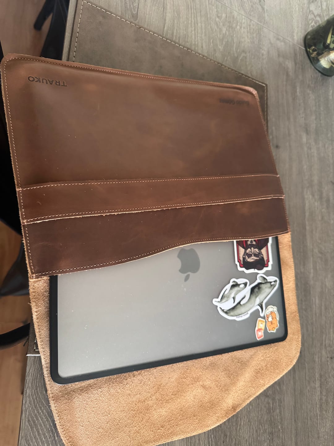Customer photo review of Funda Notebook Bilbao Moca