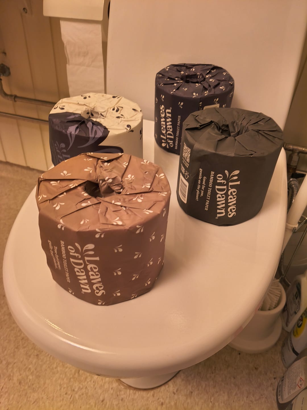 Customer photo review of 100% Bamboo Toilet Paper - 4 ply - 30 meters