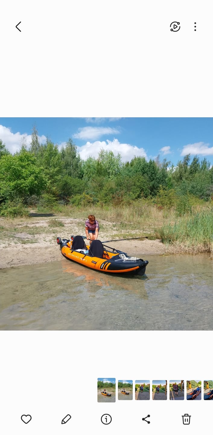 Customer photo review of SKINHAWK 2ER PRESTIGE KAJAK 400 CM ORANGE