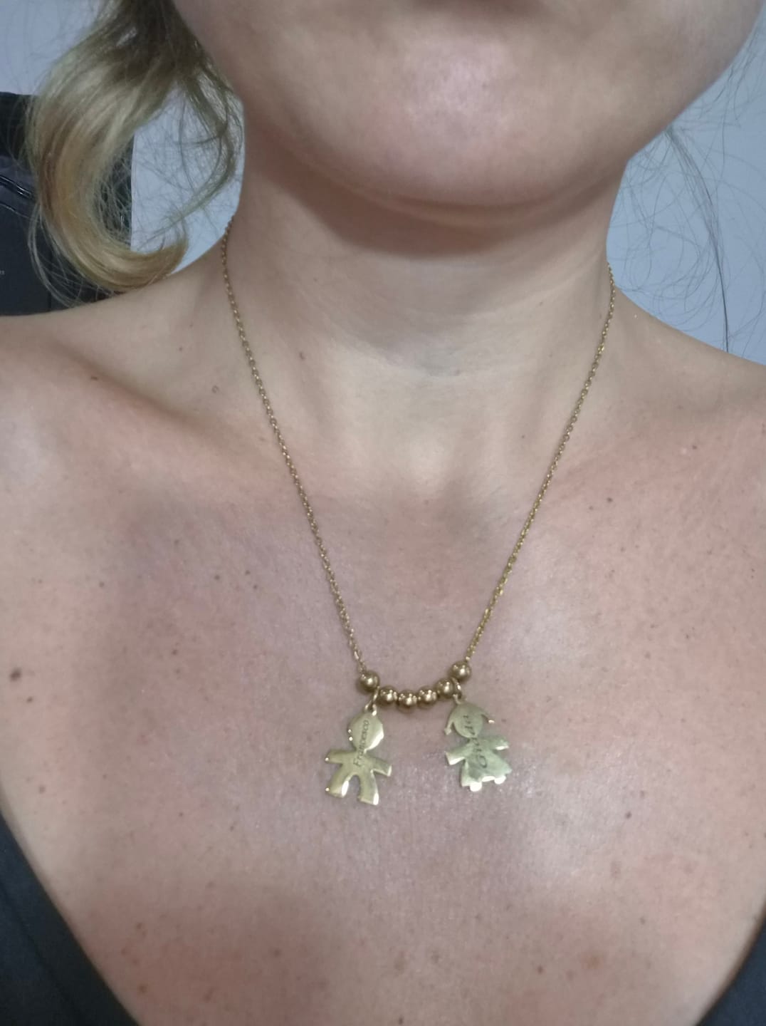 Customer photo review of Collana con bambini - I Miei Tesori