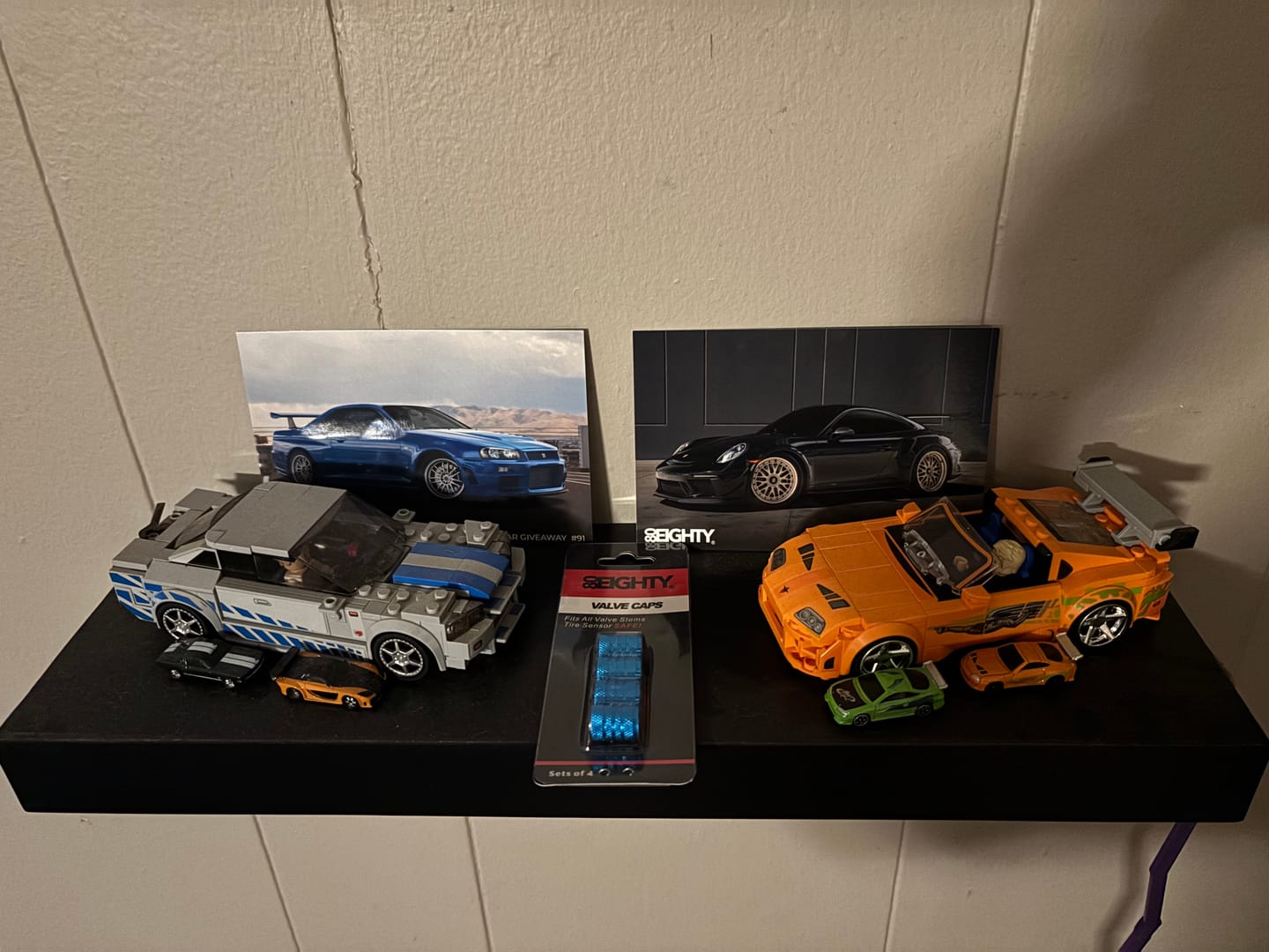 Customer photo review of 80Eighty® Teal Valve Stem Caps