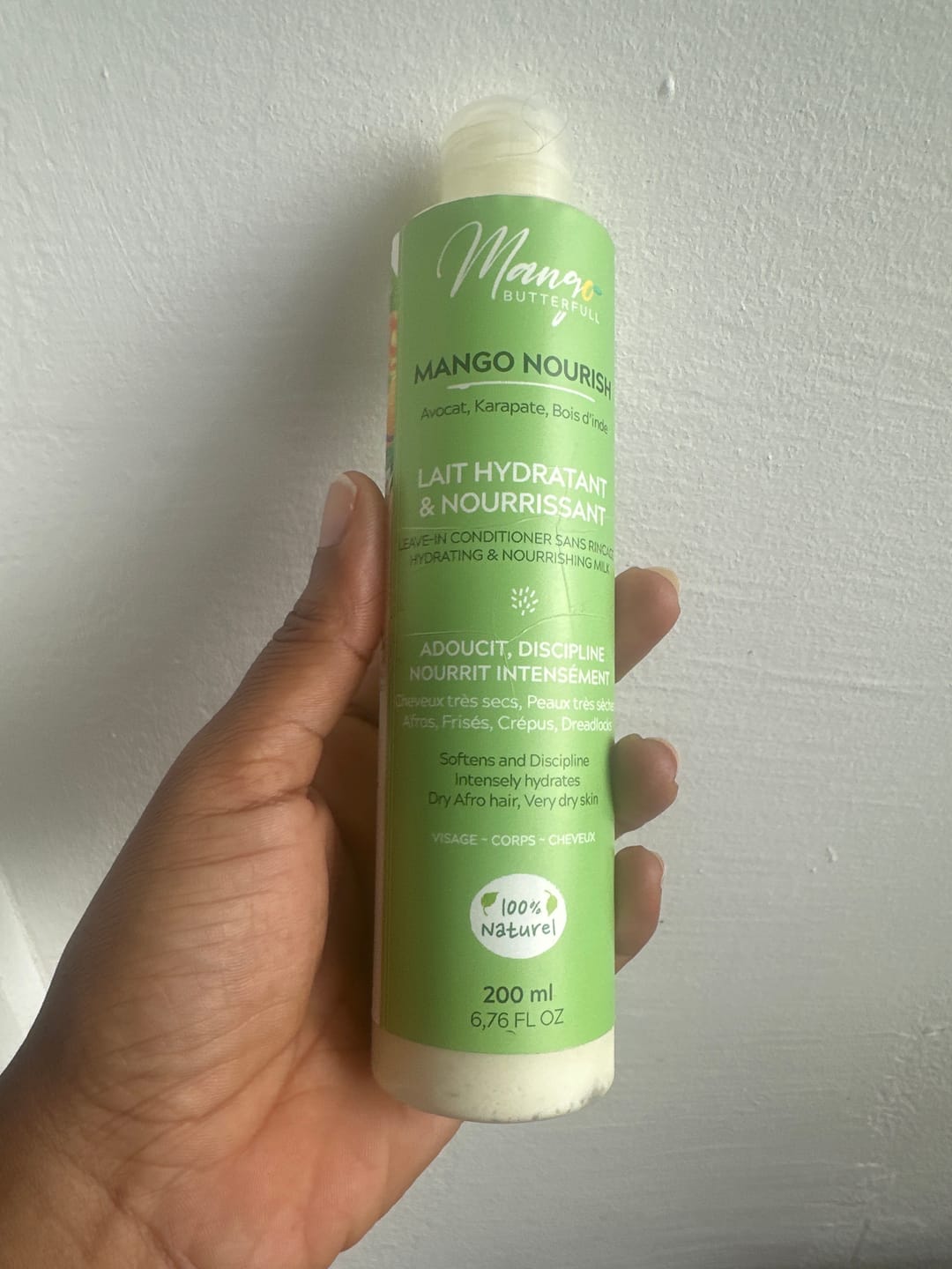 Customer photo review of Lait hydratant et nourrissant - NOURISH