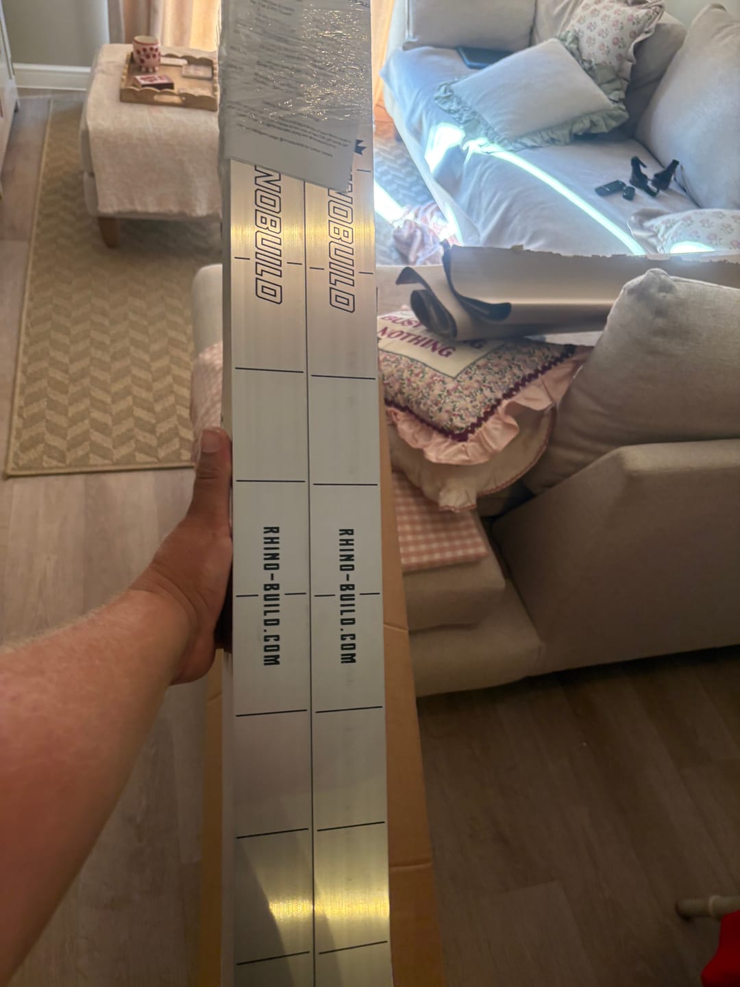 Customer photo review of Rhinobuild Brickwork Profile Printed  50.8 x 50.8mm x 1.6mm thick