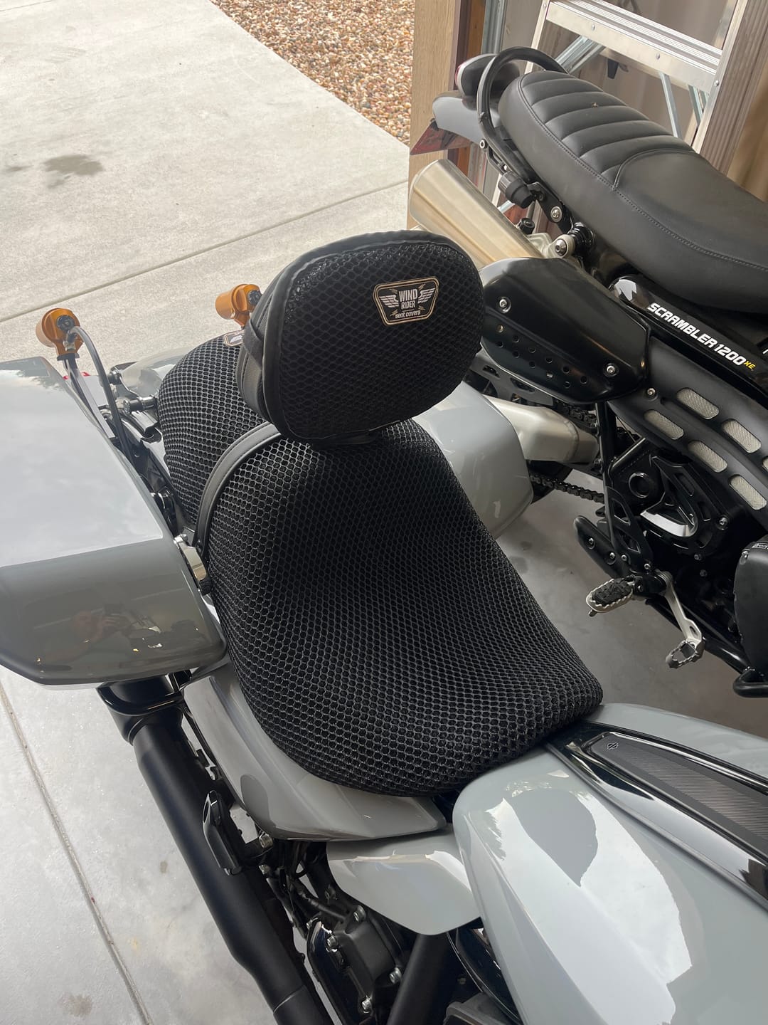Customer photo review of Wind Rider Seat Cover