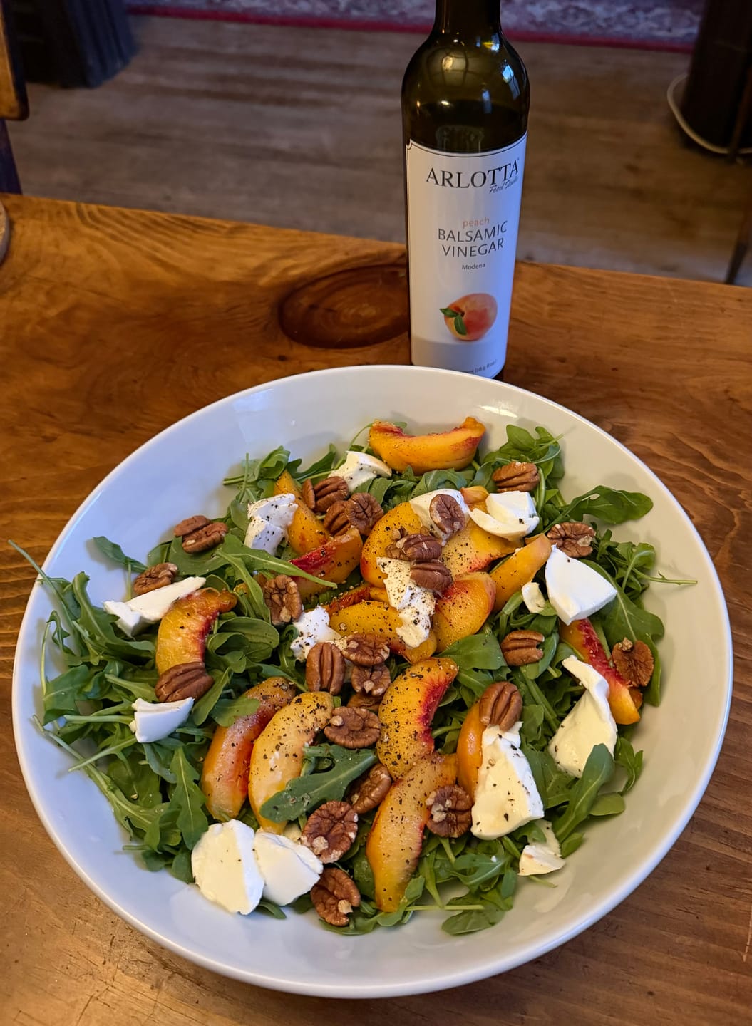 Customer photo review of Premium Peach Balsamic Vinegar