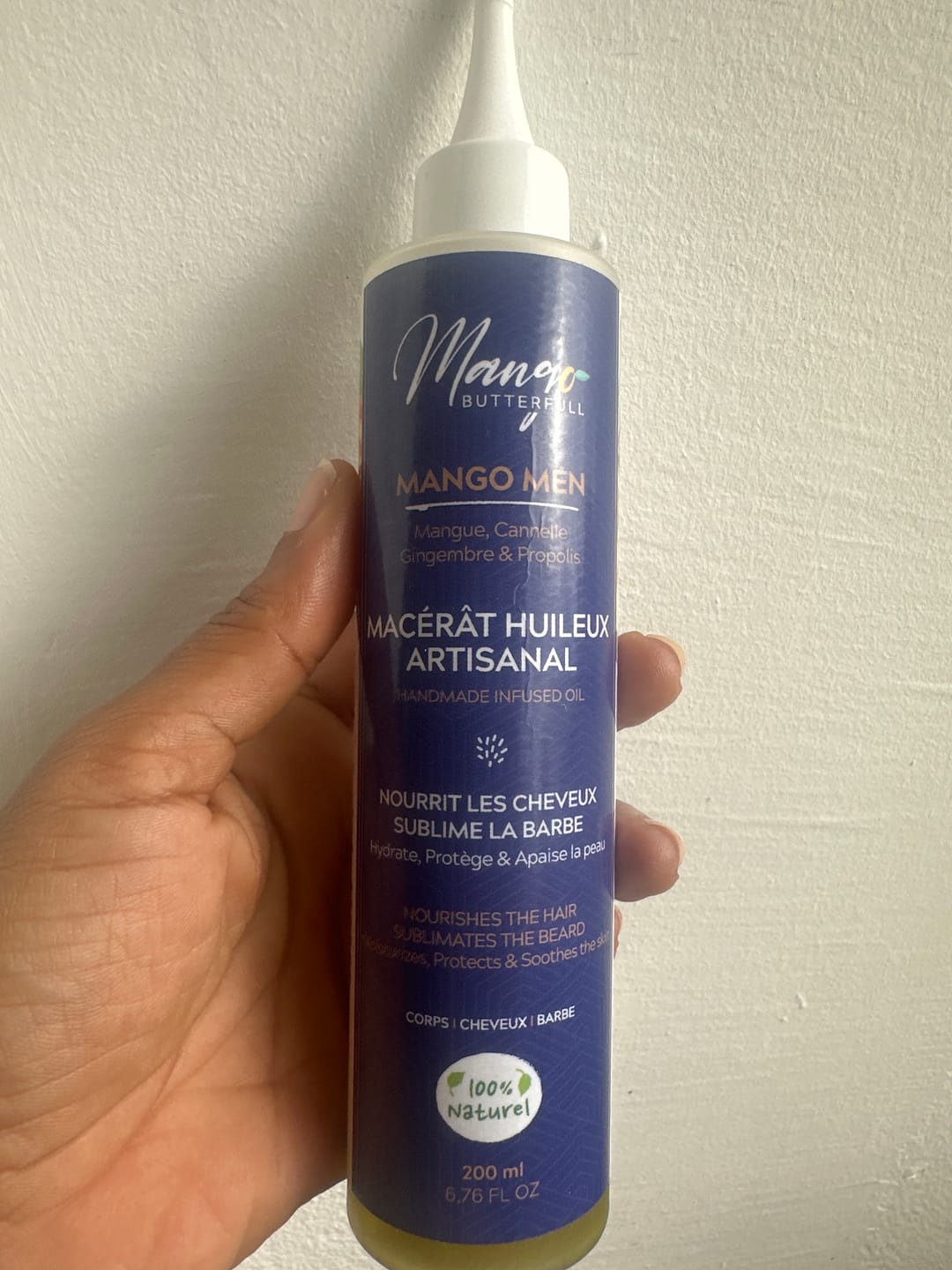 Customer photo review of Macérât huileux Mango Men