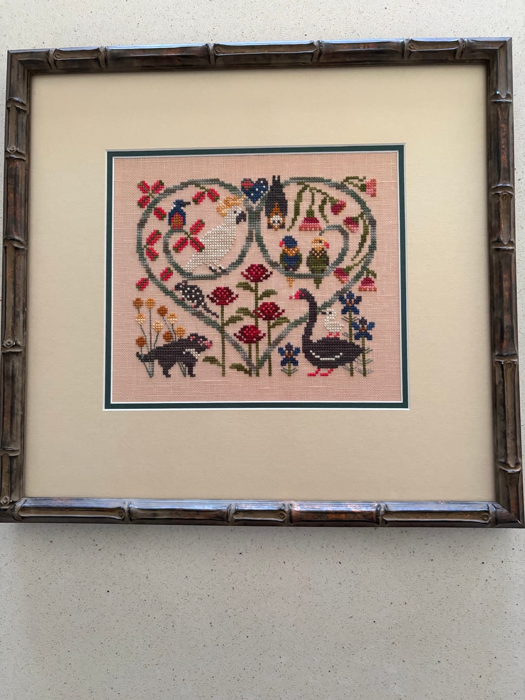 Customer photo review of THE BLUE FLOWER - SEASONS OF THE HEART (HEARTS FOR PAM) CHART