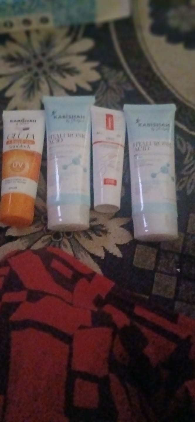 Customer photo review of Gluta Flawless Sunblock