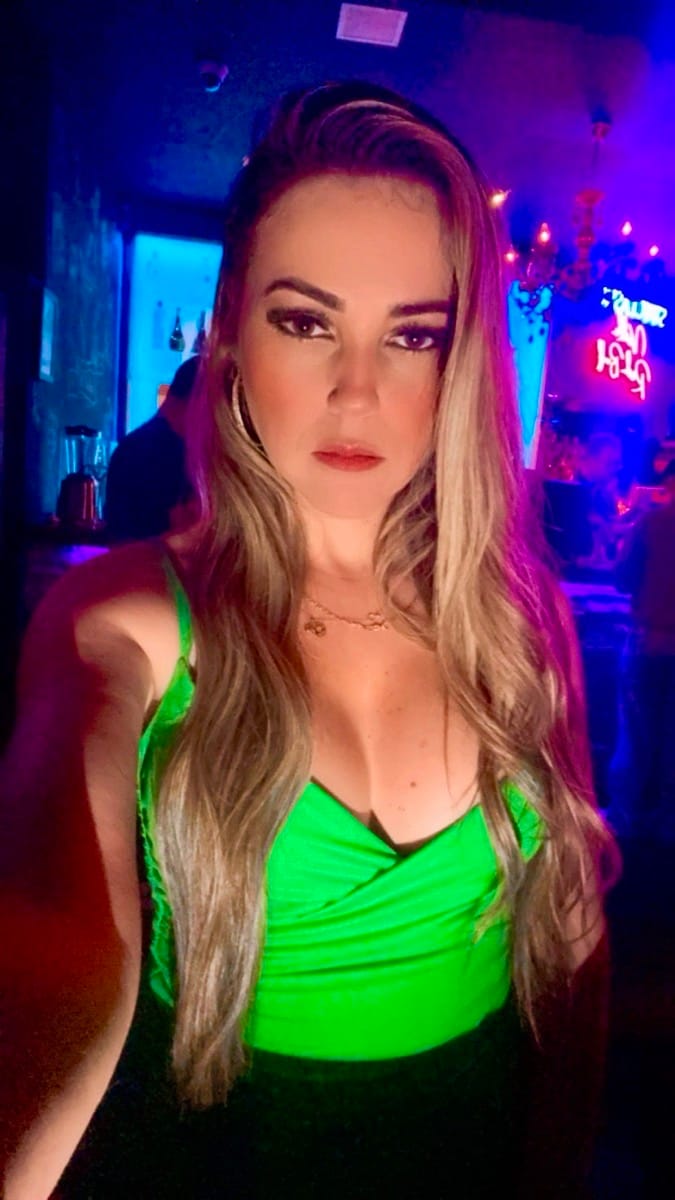 Customer photo review of Robe Courte Froncée à Bretelles
