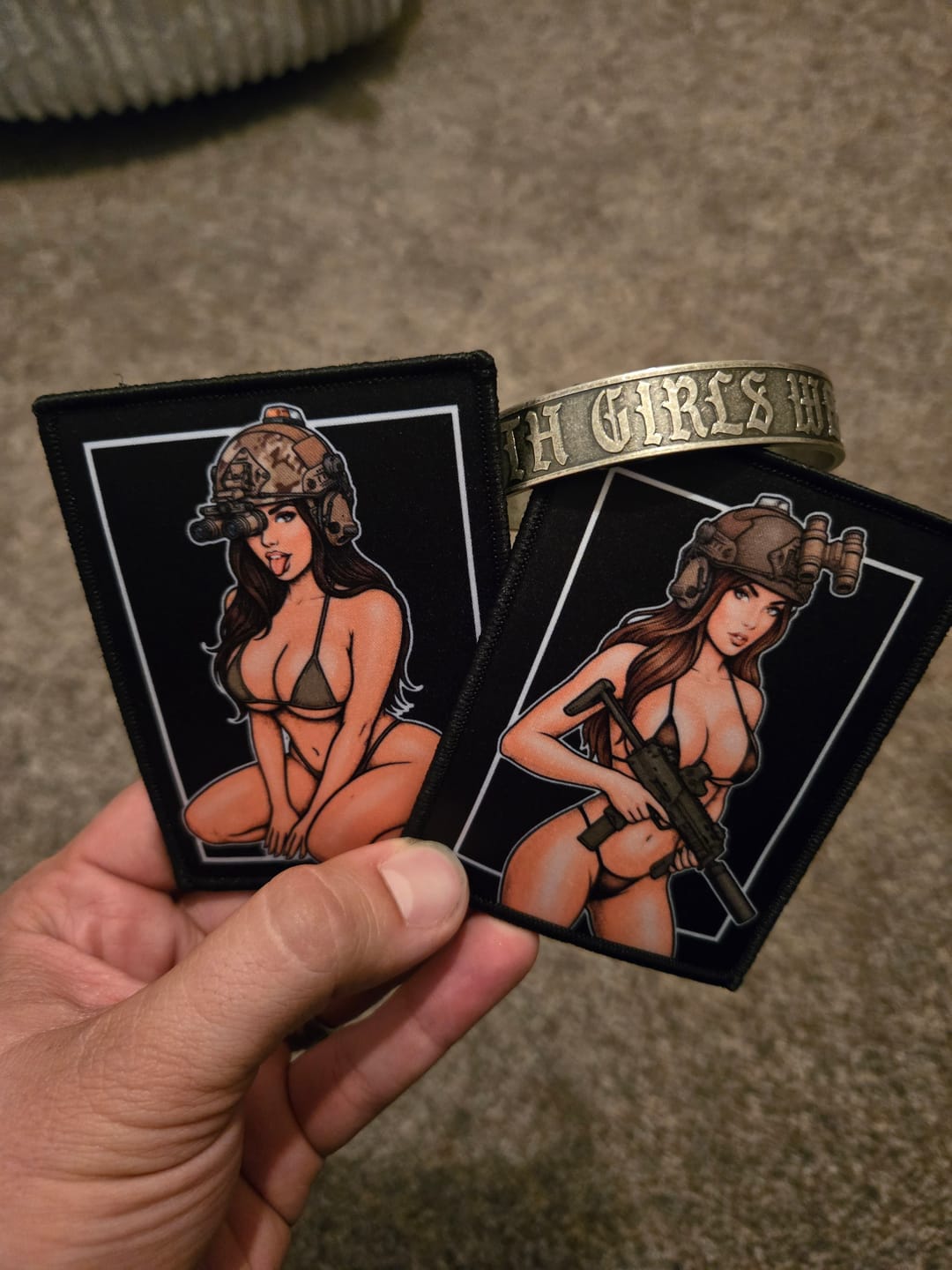 Customer photo review of Noddy Vol. 4 - 4" x 3" Sublimation Velcro Morale Patch